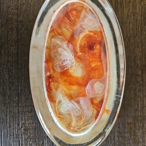 Clear glass paper weight